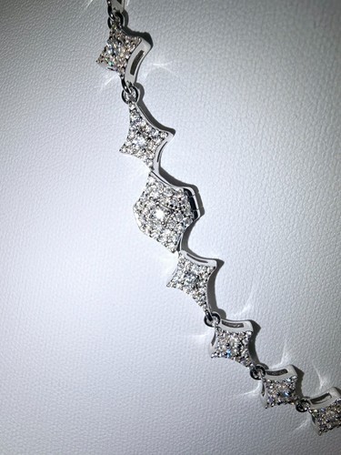 925 STERLING SILVER MIAMI CHAIN MOISSANITE DVVS1 HIP HOP CUBAN NECKLACE - Picture 22 of 63