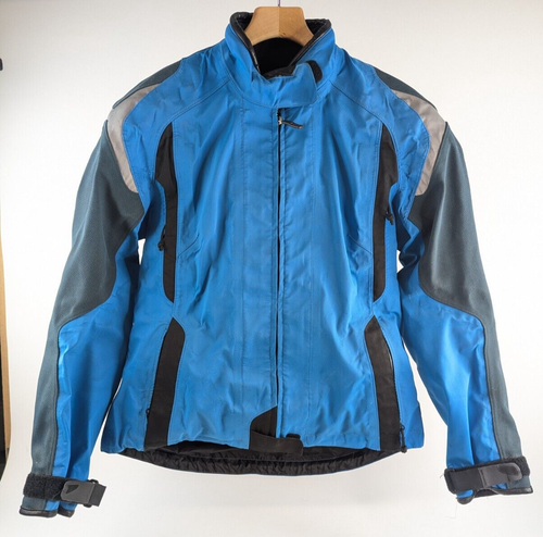 BMW Motorrad Men’s 38R Blue Motorcycle Jacket – Armored Comfortshell Nylon EUC - Picture 20 of 20