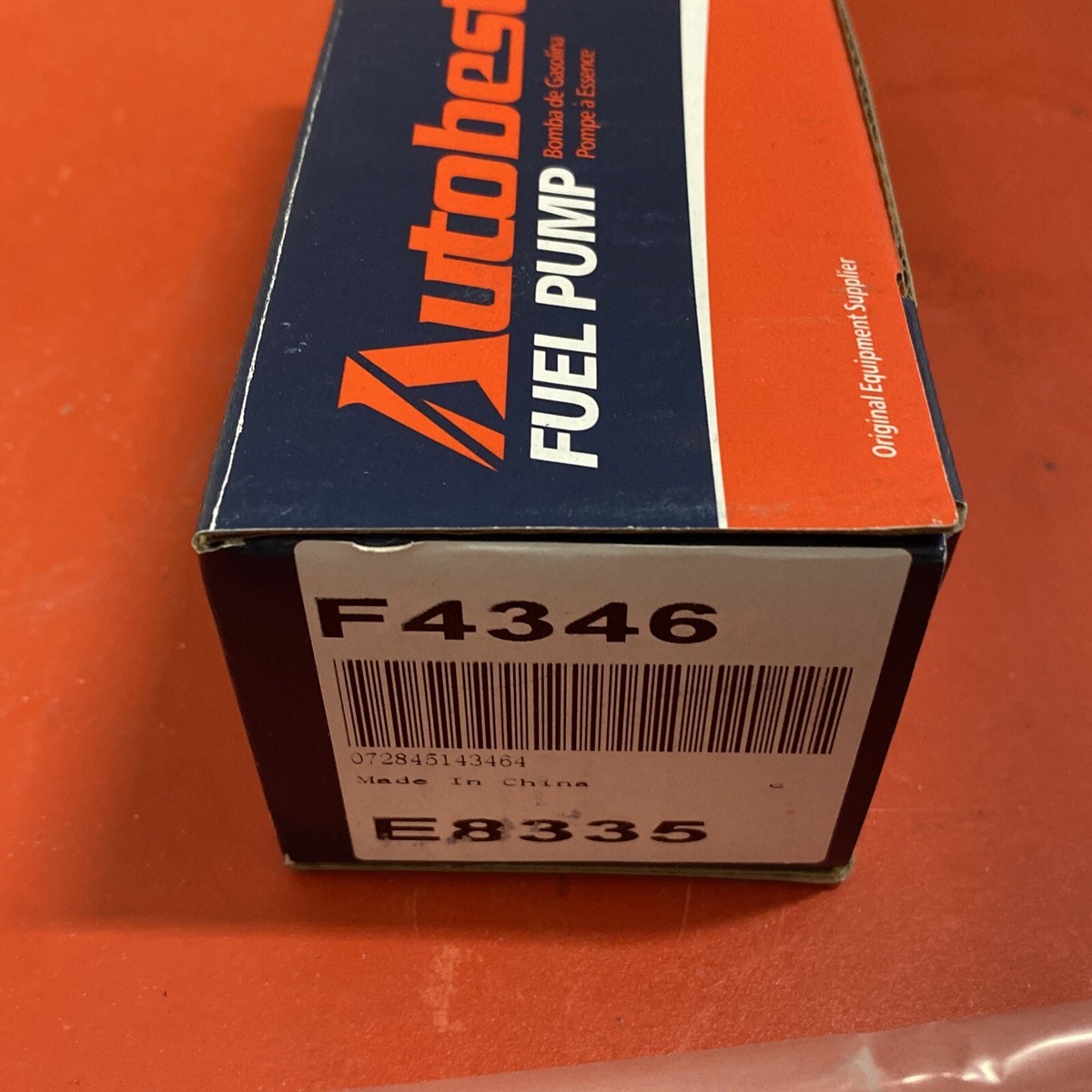 Autobest F4346 Fuel Pump For 1994-2008 Honda CR-V Prelude, Kia