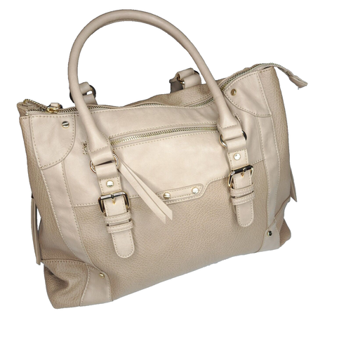 Borsa a mano grande Sole Society beige borsa a tracolla borsa a tracolla borsa a tracolla - Foto 5 di 5
