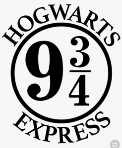Download 9 3/4 nine and three quarters platform, Harry Potter Decal ...