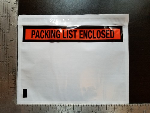 Packing List Envelopes Invoice Enclosed Slip Pouch Self Adhesive Shipping Labels - Picture 2 of 12
