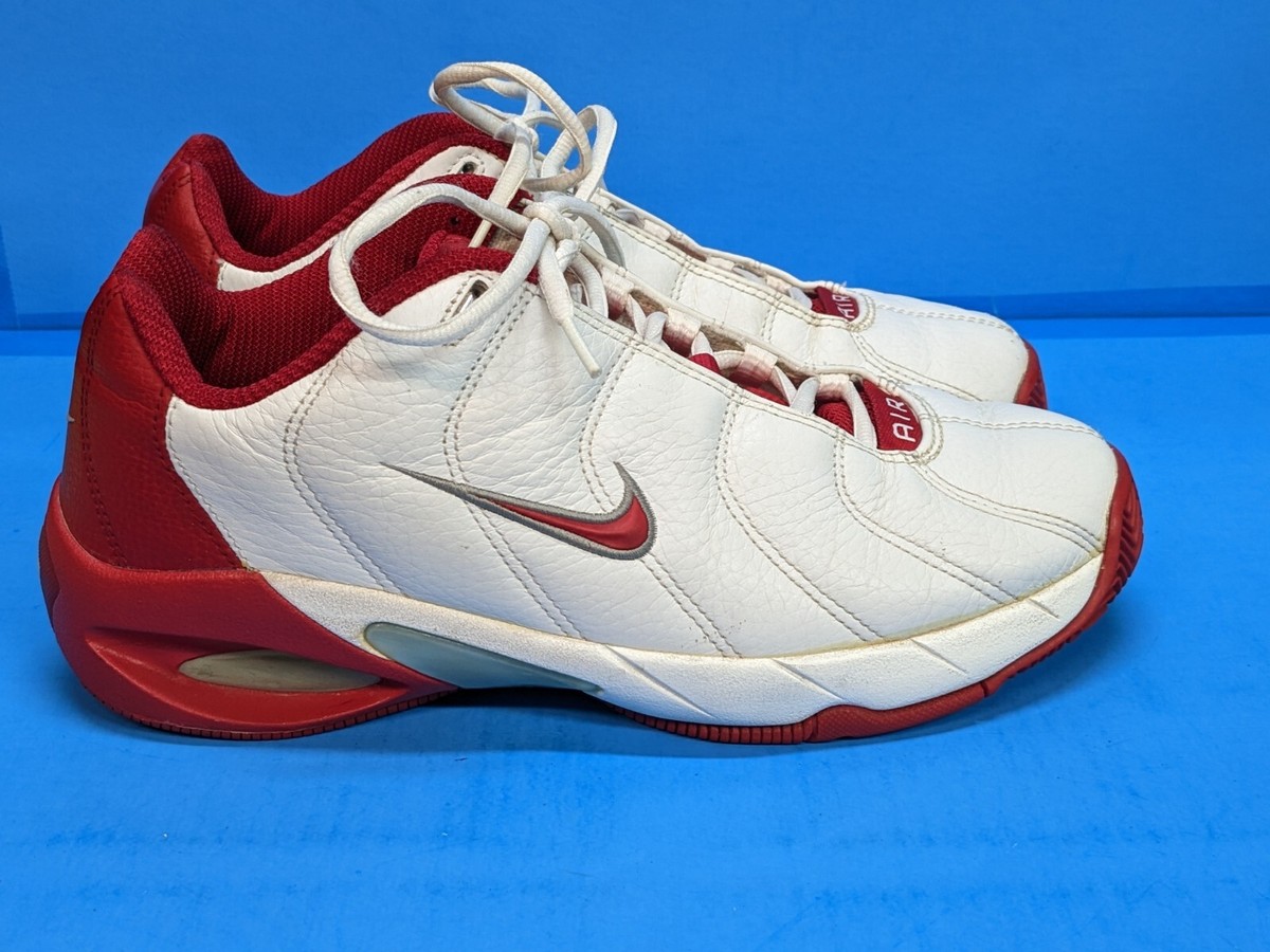 Nike Air Mens Size 11 White / Red 2002 Vintage low cut