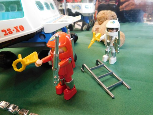 Playmobil **Rarität** Raumtransporter 3535-A/1980 mit Dreizacksteuer, BA, o.OVP! - Bild 7 von 12