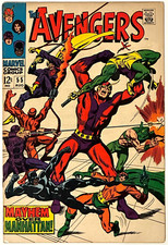 Avengers #55 1st Full Appearance Ultron-5 Silver Age 1968 Marvel Comics 🔥