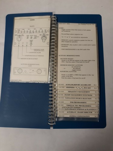 Pro-Line IV in the Beechjet 400A Training Checklist 3/4 Tube September 1993 - Picture 4 of 12
