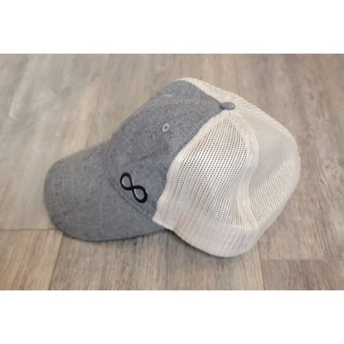 Gray Infinity Trucker Hat Straub Marketing Cap America Adjustable One Size - Picture 2 of 10