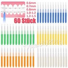 60x Interdentalbürsten Zahnzwischenraumbürste Zahn Zwischenraum Dental Bürsten