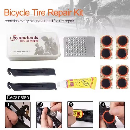 Tire Repair Kit Bike Flat Tire Repair Kit Inner Tire Set Glue Tool UKn D9B5 - Picture 2 of 12