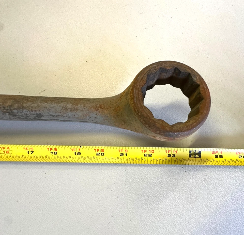 De colección Williams Superrench No. 8041 1-5/8" x 1-7/16" EE. UU. 24" Llave enorme 2 Foto 3 de 4