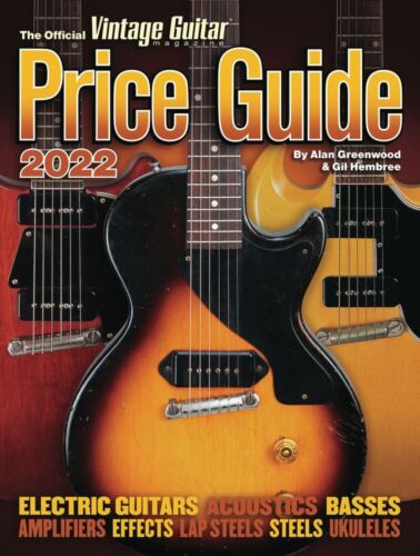 The Official Vintage Guitar Magazine Price Guide 2022 Book NEW 000397424