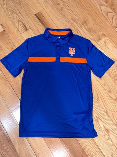 MLB New York Mets Men's Polo T-Shirt M Pit to Pit 18" - Picture 3 of 6