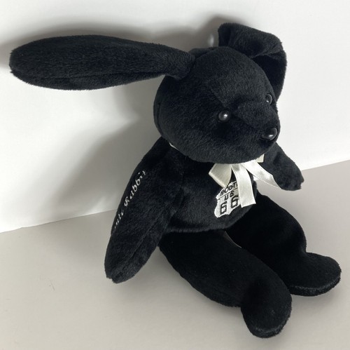 Crista Bear Inc RUTA US 66 CONEJO Peluche 75 ANIVERSARIO Negro 8,2"" Coleccionable - Imagen 2 de 13