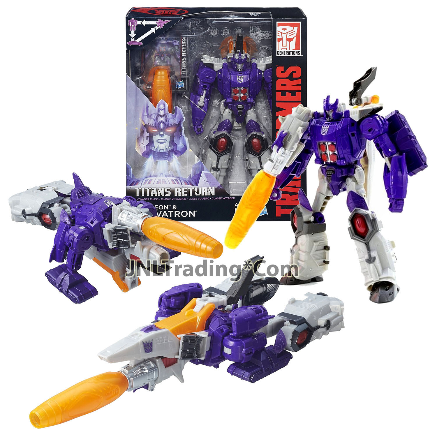 Year 2015 Hasbro Transformers Generations Titans Return Fig NUCLEON & GALVATRON Year 2015 Hasbro Transformers Generations Titans Return Fig NUCLEON & GALVATRON