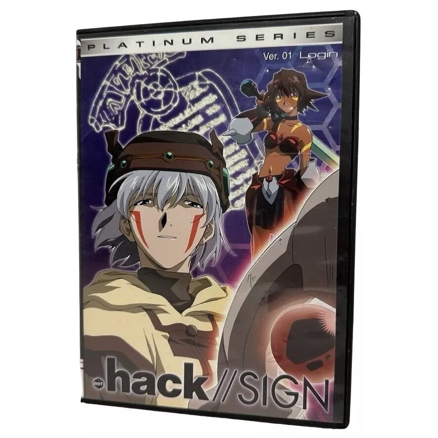 .HACK Sign Version 1 Login DVD Episodes 1-5 Platinum Series 2003 Anime