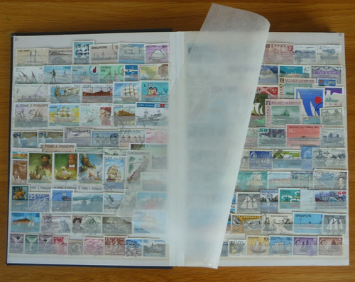 Stock Book Stamps Album Containing World Wide Stamps 16 Pages-32 Sides - 第 4/14 張圖片
