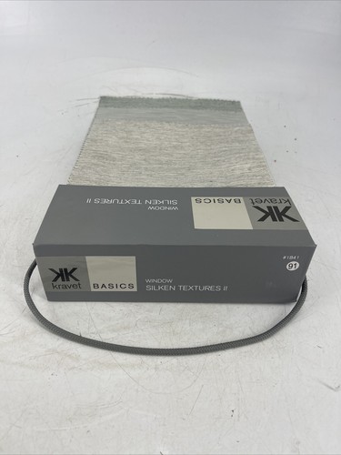 KRAVET Basics Window Silken Textures II Upholstery Fabric Sample Book #1841 - Picture 9 of 9