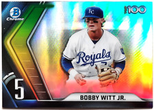 Bobby Witt Jr 2022 Bowman Chrome Top 100 #BTP-5 - Kansas City Royals