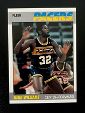 1987-88 Fleer Basketball #121 Herb Williams (Pacers) NM-MT #A