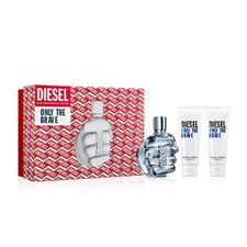 Diesel Only the Brave 3PC Fragrance, 4.2 Oz Eau de Toilette 2x 2.5 Oz Shower Gel