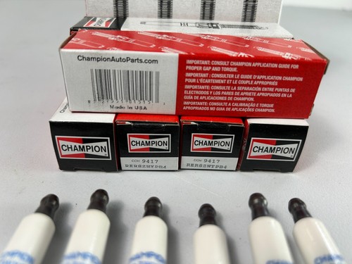 (6) Champion Iridium CCH 9417 RER8ZWYPB4 Spark Plugs Jeep Grand Cherokee 3.6L V6 - Picture 4 of 4