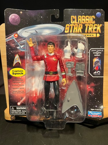 Classic Star Trek Movie Series CAPTAIN SPOCK Figure - Playmates