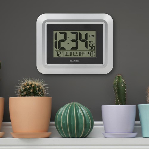 La Crosse Technology Atomic Digital Wall Clock Outdoor Weather-Resistant Sensor - Picture 4 of 9