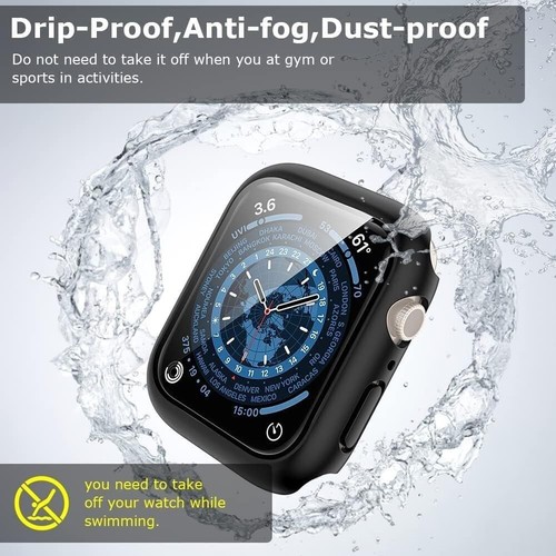 For Apple Watch iWatch Series 5 40mm Matte Clear Screen Protector Case Cover - Picture 4 of 5