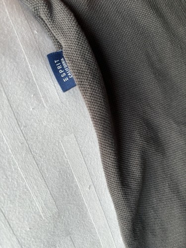 Esprit Polo Shirt - Grey - Medium - Mens - Picture 2 of 4