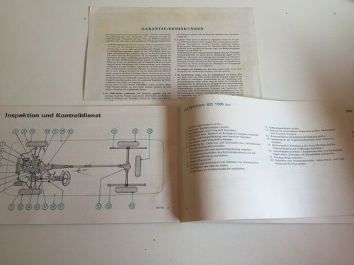 FORD 17M Betriebsanleitung 1968 Bedienungsanleitung Handbuch P7 Bordbuch BA - Picture 5 of 6