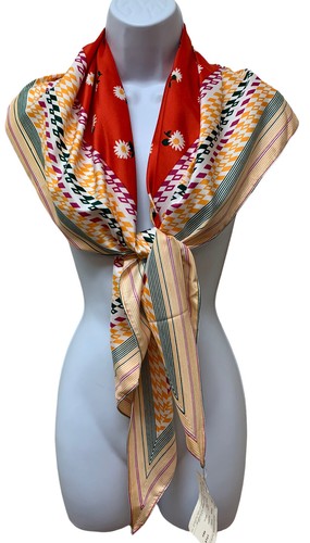 Vintage Doncaster 70er-80er Retro Stoff Design Designer Oversize Schal Top NEU NOS - Bild 4 von 6