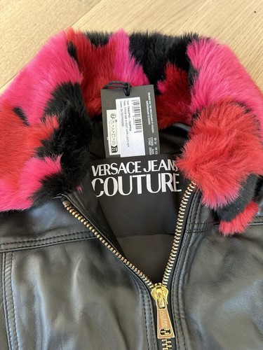 Versace Jeans Couture leather jacket Women’s Size 40 - Picture 2 of 6