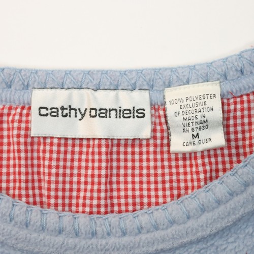 Cathy Daniels Womens Medium Winter Penguin Christmas Fleece Sweater - Picture 5 of 5