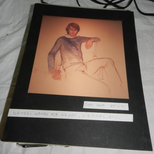 Carta firmada por el artista George A. Rizzo más 9 transparencias de color de su arte - Imagen 5 de 12