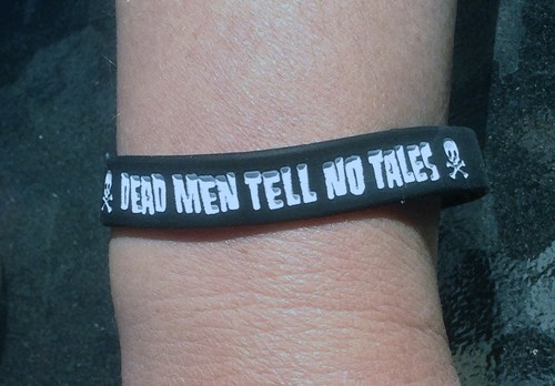 Pulsera Dead Men Tell no Tales Black Sails Piratas del Caribe Vela TW018 - Imagen 2 de 3