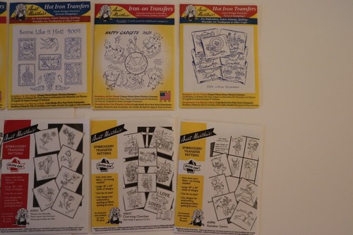 Vintage Aunt Martha's Hot Iron Transfers for Embroidery Lot of (10) - Picture 4 of 5