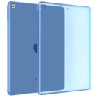 Transparente Silicona Caucho Caso para Apple iPad (9.7) 2017-2018 en Azul