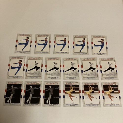Lot of 17 Impel 1991 US Olympic Hall of Fame Figure Skating Hamilton Fleming - Picture 11 of 12