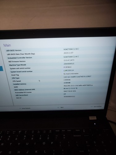 Lenovo ThinkPad T15 Gen 2 15.6" Laptop i5 1135G7 16GB RAM No HDD/SSD/OS! #69 - Picture 2 of 6