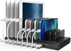 Station de Chargement USB Multi Mobile 10 Ports avec QC 3.0 Charge Rapide Charge