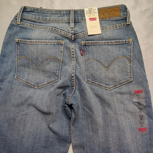 LEVIS Bold Curve Bootcut Women 8/29 Classic Stretch Denim Jeans NEW DEADSTOCK - Picture 3 of 12