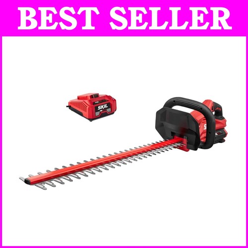 Dual-Action Cordless Hedge Trimmer with 2.5Ah Battery - Efficient & Lightweight
