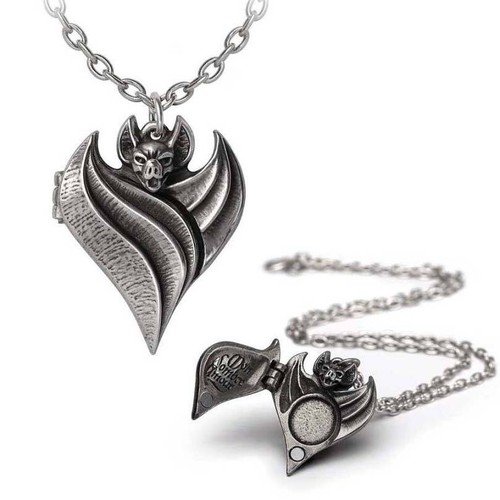 Alchemy Gothic Darken Heart Locket Necklace • Local Stock • Gothic - Picture 4 of 4