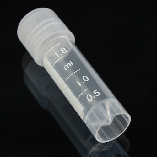 Tubes micro centrifugeuses coniques 2 ml avec bouchons flacons de test chimique en plastique 100 pièces - Photo 6 sur 6