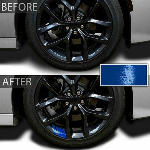 6PCS Blue Reflective Car Wheel Rim Vinyl Decal Stickers Accessories For 16"-21" - Foto 11 di 12