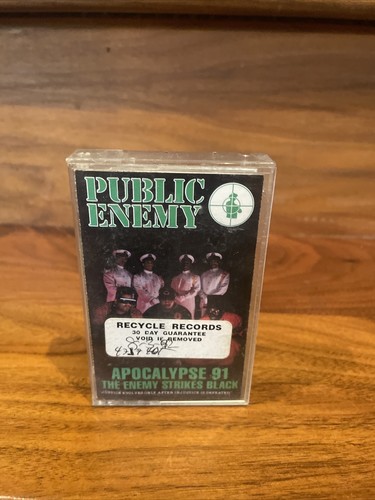 Public Enemy Apocalypse 91 The Enemy Strikes Black Cassette Sony Music - Picture 1 of 6