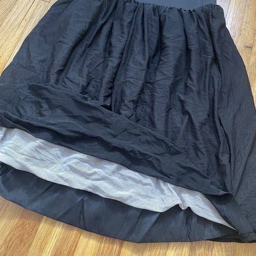 Miss MeMe Girls Knee Length Black Skirt Size 18 New With Tags - Picture 3 of 4