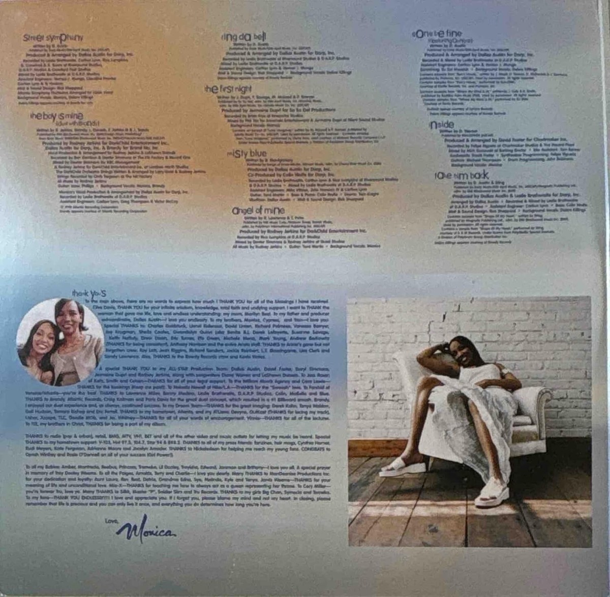 Monica The Boy Is Mine 1998 US Original 2LP Vinyl Arista