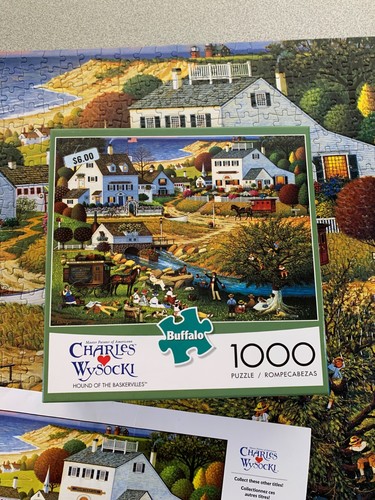 Charles Wysocki Puzzle Segugio dei Baskerville 1000 Pezzi Giochi di Buffalo - Foto 6 di 6