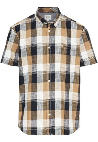 camel active Halbarm-Karohemd Kurzarm kariert Herren NEU - Bild 2 von 9